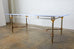 Maison Jansen Steel Brass Neoclassical Style Dining Table