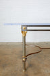 Maison Jansen Steel Brass Neoclassical Style Dining Table