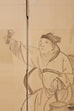 Japanese Edo Period Six Panel Screen of Chinese Scholars