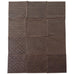 Woven Leather Strap Rug or Carpet
