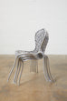 Set of Five Rondel Design Cast Aluminum Peanut Chairs