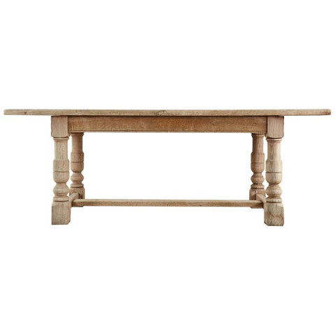 Country French Oak Farmhouse Trestle Dining Table