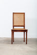 Set of Eight Louis XVI Style Mahogany Cane Dining Chairs