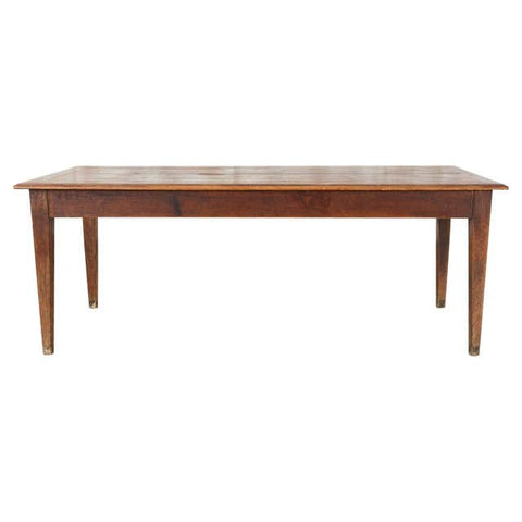 Country French Pine Oak Farmhouse Harvest Dining Table