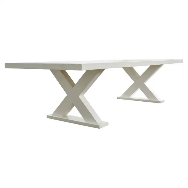 Christian Audigier Long Courier Lacquered Dining Table