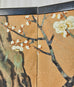 Japanese Showa Two Panel Screen Blossoming Prunus Tree
