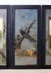 Set of Three French Chinoiserie Framed Canvas Paintings