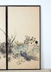 Set of Four Japanese Fusuma Painted Door Panels