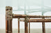 McGuire Organic Modern Octagonal Bamboo Rattan Dining Table