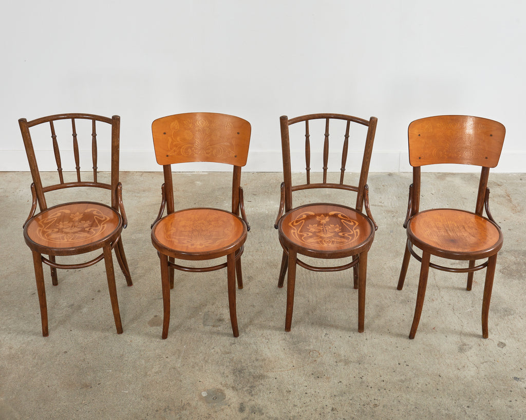 Vintage bentwood dining discount chairs