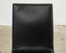 Set of Eight Mario Bellini Style Italian Leather Dining Chairs by Frag