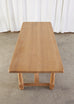 Country French Oak Farmhouse Trestle Dining Table