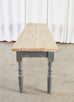 Country American Painted Pine Farmhouse Harvest Dining Table