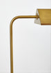 Mid-Century Patinated Brass Adjustable Pharmacy Floor Lamp