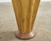 Mid-Century French Patinated Brass Formed Umbrella Stand