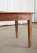 Country French Pine Oak Farmhouse Harvest Dining Table