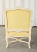 Pair of French Louis XV Style Painted Fauteuil Armchairs