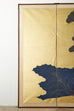 Pair of Japanese Meiji Six Panel Screens of Seasonal Landscapes