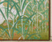 Japanese Meiji Two Panel Screen Geese and Reeds