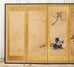 Japanese Edo Six Panel Screen Yoshitsune and Benkei