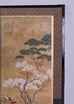 Japanese Edo Six-Panel Screen Feasting Under Cherry Blossoms
