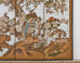 Japanese Showa Four Panel Kano School Style Landscape Screen
