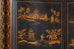 Pair of Nancy Corzine Chinoiserie Marble Top Sideboard Chests