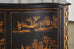 Pair of Nancy Corzine Chinoiserie Marble Top Sideboard Chests
