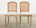 19th Century Set of Four Swedish Gustavian Caned Dining Chairs