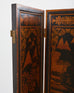 Chinese Export Six Panel Gilt Lacquered Folding Screen