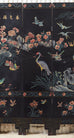 Chinese Export Six Panel Coromandel Screen Flora and Fauna Landscape