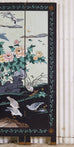 Chinese Export Flora and Fauna Lacquered Coromandel Screen