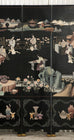 Chinese Export Four Panel Coromandel Screen Pastel Beauties