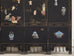 Chinese Export Six Panel Cloisonné Soapstone Coromandel Screen