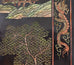 Gracie Studio Ming Style Lacquered Eight Panel Coromandel Screen
