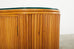 Bamboo Rattan Sideboard Credenza with Demilune Ends