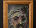 Pascal Cucaro Midcentury Painting of a Bearded Man