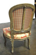 19th Century Louis XV Toile Slipper Chair