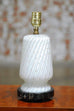 Italian Art Deco Murano Glass and Marble Lamp