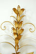 Mid-Century Gilded Five-Arm Tulip Sconce