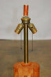Art Deco Patinated Leather Table Lamp in the Manner of William Billy Haines