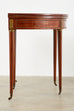 19th Century French Louis XVI Style Demilune Flip-Top Game Table