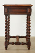 19th Century French Louis XIII Style Barley Twist Oak Desk