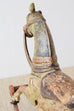 19th Century Romanian Polychrome Wooden Rocking Horse