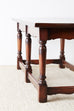 Italian Baroque Style Refectory Table or Library Table