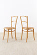 Pair of J. and J. Kohn Austrian Bentwood and Cane Chairs