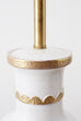 Marbro Parcel-Gilt Ceramic Vase Table Lamp