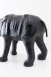Large Leather Clad Rhino Sculpture or Footstool