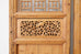  Pair of Chinese Carved Doors with Lattice Windows