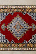 Vintage Diminutive Tabriz Style Carpet Rug
